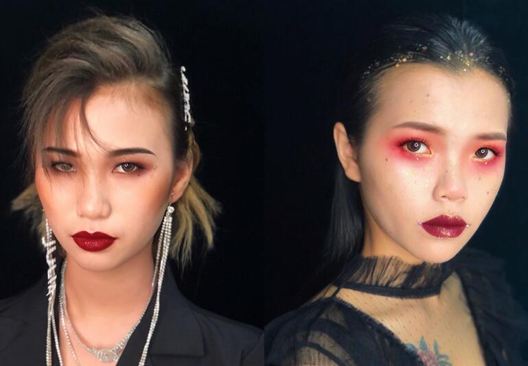 南寧化妝課堂：bad girl 風格妝容練習