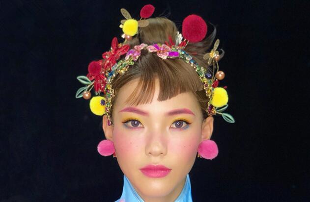 南寧化妝課堂：東方少女國(guó)潮造型
