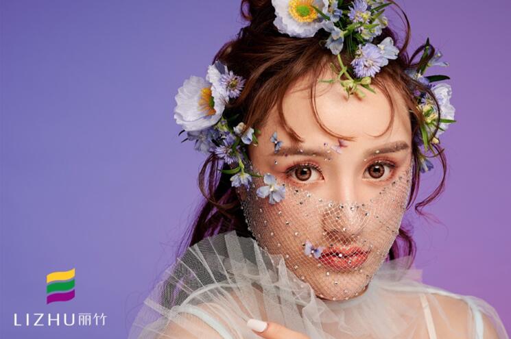 麗竹彩妝作品：清新靈動(dòng)面紗造型