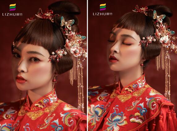 中式秀禾新娘，廣西正規(guī)化妝培訓(xùn)大放國風(fēng)魅力