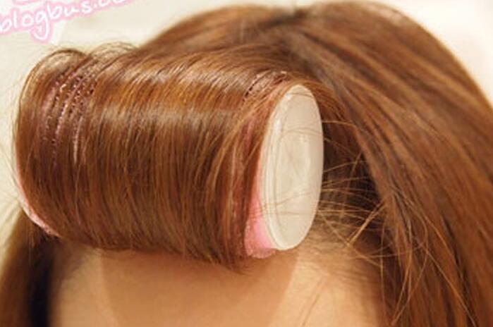 劉海卷發(fā)筒的使用方法，廣西美發(fā)學校整理給你