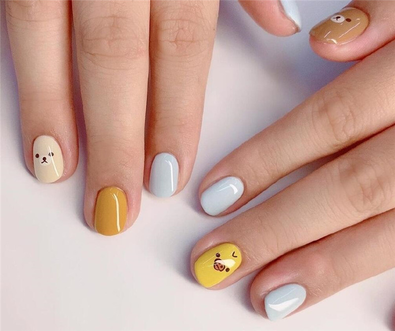 奶游系美甲，南寧美甲學(xué)校教你畫