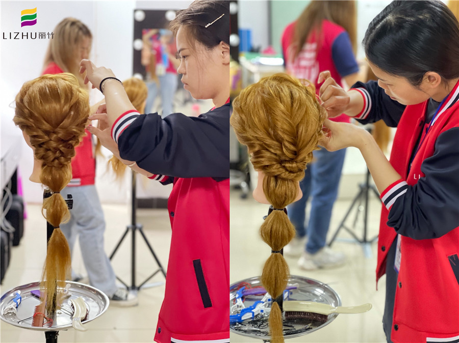 歡迎來到廣西南寧化妝學校編發(fā)班課堂