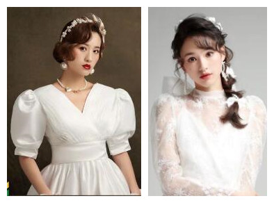 用韓式新娘造型作品，展示廣西化妝學(xué)校哪家口碑好