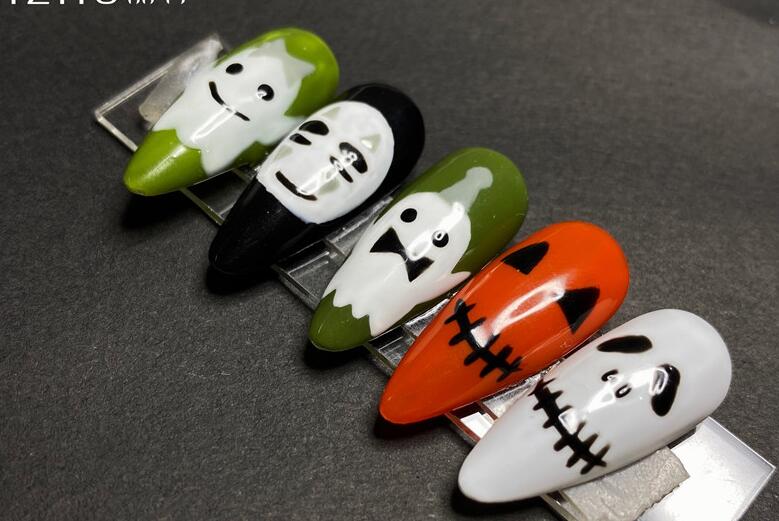 超可愛萬圣美甲，顯示南寧學(xué)美甲哪家實(shí)力強(qiáng)