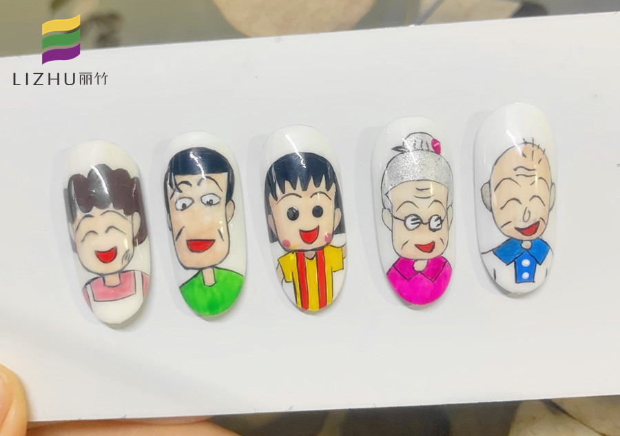 卡通彩繪美甲 | 廣西美甲培訓班學員學員作品