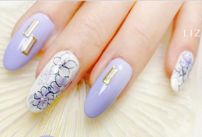 芋泥波波美甲，童趣清新又可愛