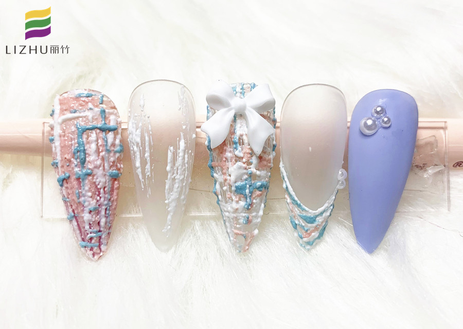 石膏膠美甲，南寧美甲學(xué)校秋冬美甲推薦