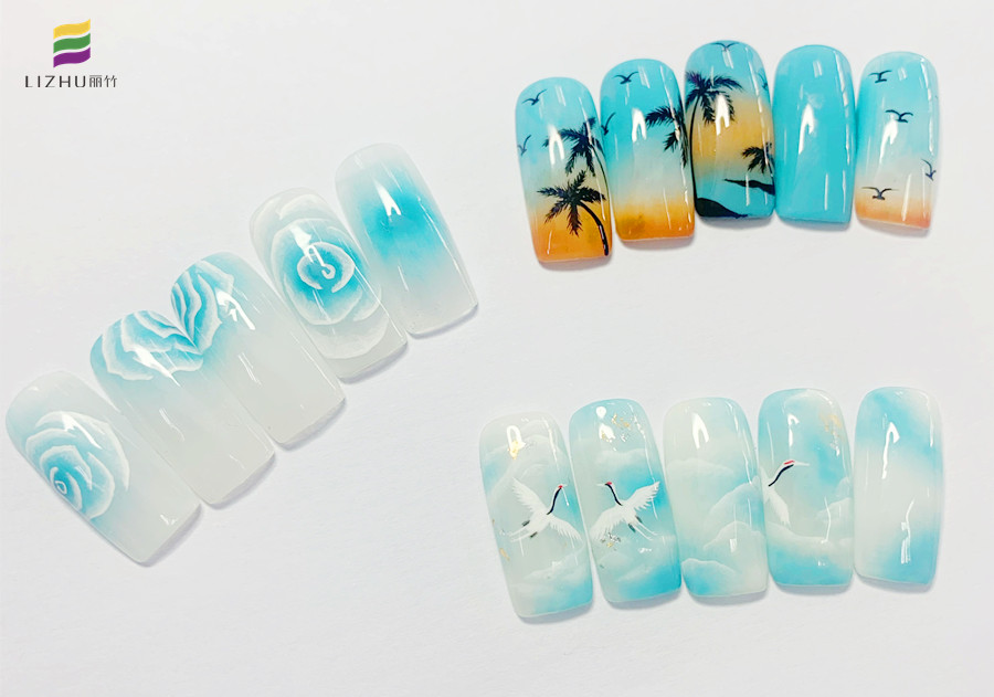 網(wǎng)紅美甲火爆款，麗竹美甲學(xué)校學(xué)員作品