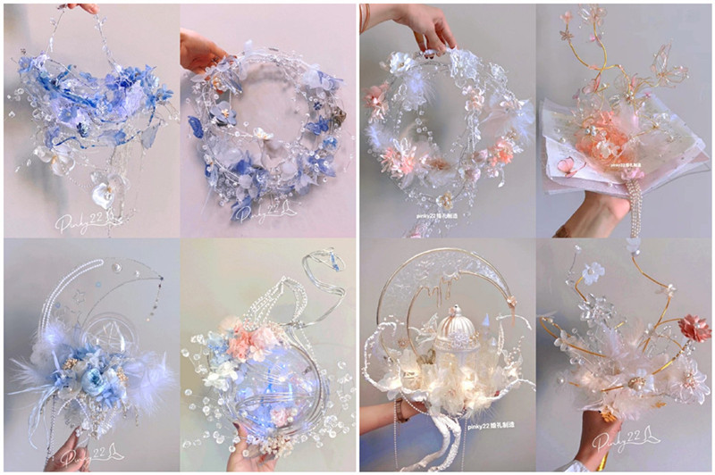 仙女新娘手捧花，南寧插花花藝培訓(xùn)邀你共賞