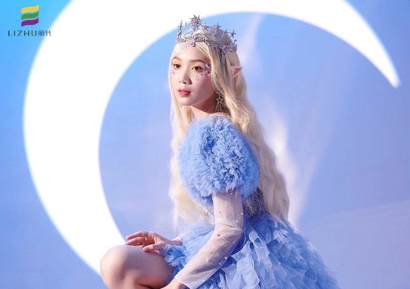 夢幻月光精靈造型，南寧彩妝培訓網紅作品