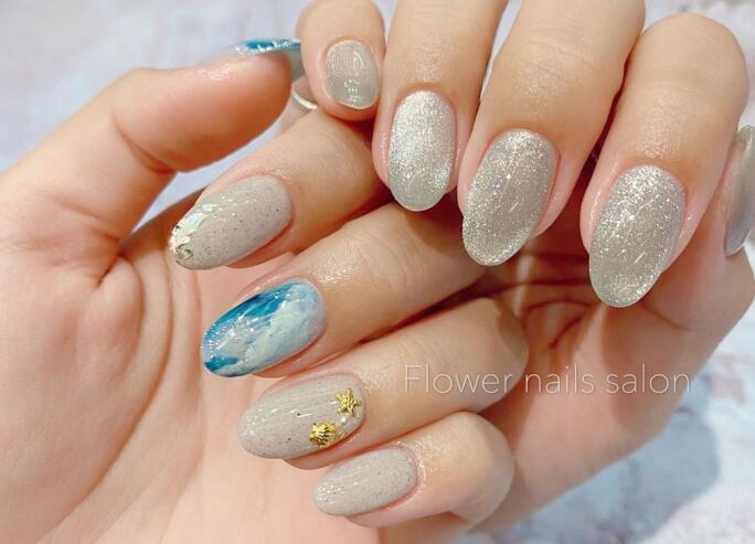 分享晶石貓眼美甲圖片，告訴你廣西學美甲哪家時尚