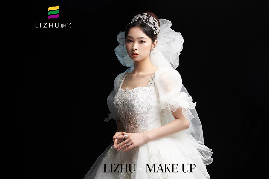 復(fù)古氣質(zhì)新娘，麗竹學(xué)校彩妝原創(chuàng)作品