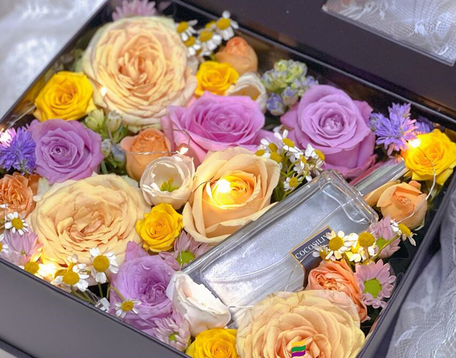 韓式花盒的特點(diǎn)，廣西花藝培訓(xùn)班詳細(xì)講解