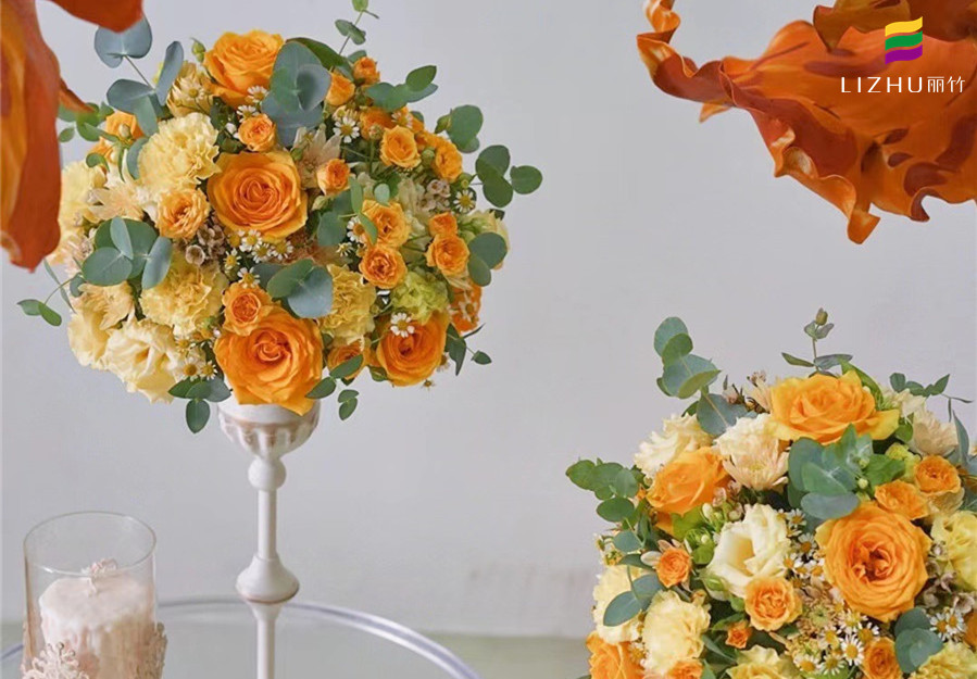 制作半球形桌花技巧，南寧插花學(xué)校浪漫分享