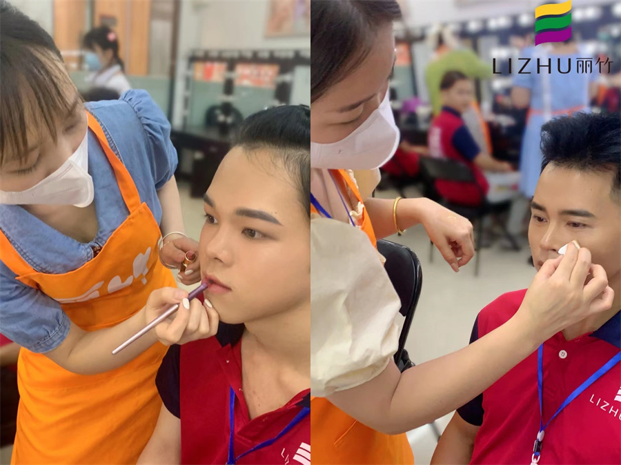 男士化妝技巧，南寧化妝學(xué)校分享課件