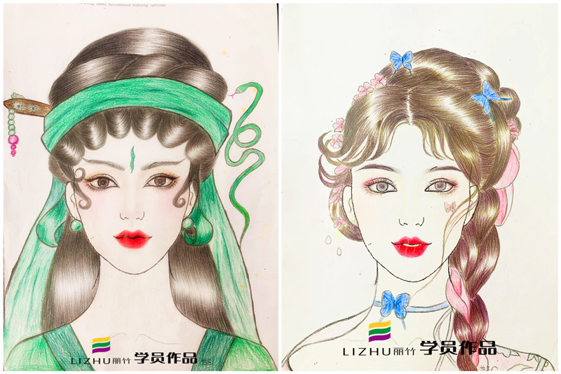 紙妝基礎(chǔ)圖練習(xí)，零基礎(chǔ)學(xué)化妝一點(diǎn)也不難