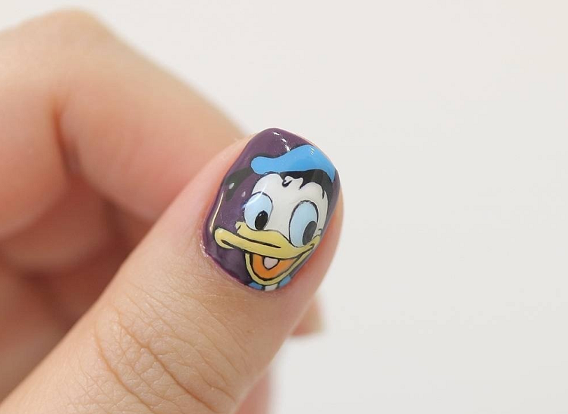 卡通手繪美甲教程，?南寧美甲速成班教你