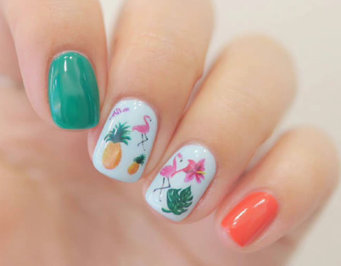 卡通彩繪美甲，南寧美甲教學網(wǎng)紅款分享