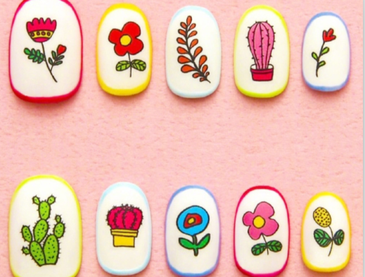 設計感藝術美甲，廣西網紅美甲培訓學校分享