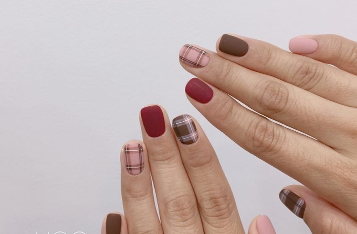 格紋美甲，廣西美甲培訓排行前三推薦