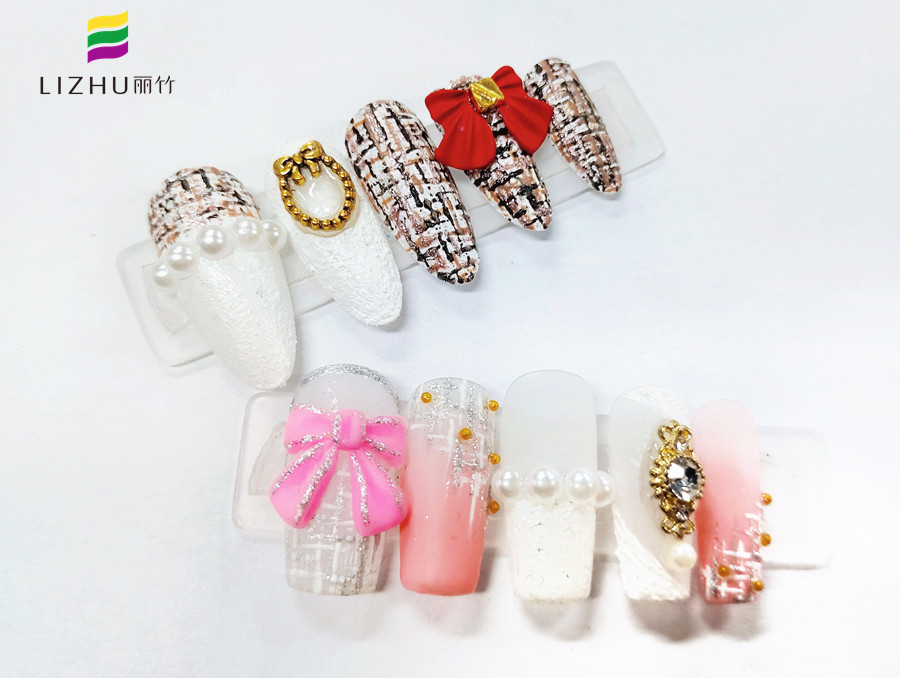 小香風格紋美甲，南寧美甲教學分享