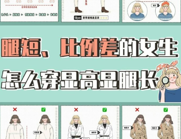 廣西省彩妝造型學(xué)校教你穿衣怎么顯高顯腿長？