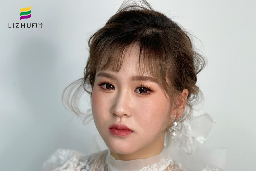 抽絲新娘造型，廣西美妝專業(yè)造型學校學員作品