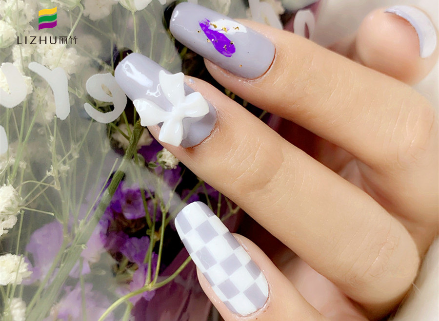 鮮花美甲，南寧美甲款式造型學(xué)校作品