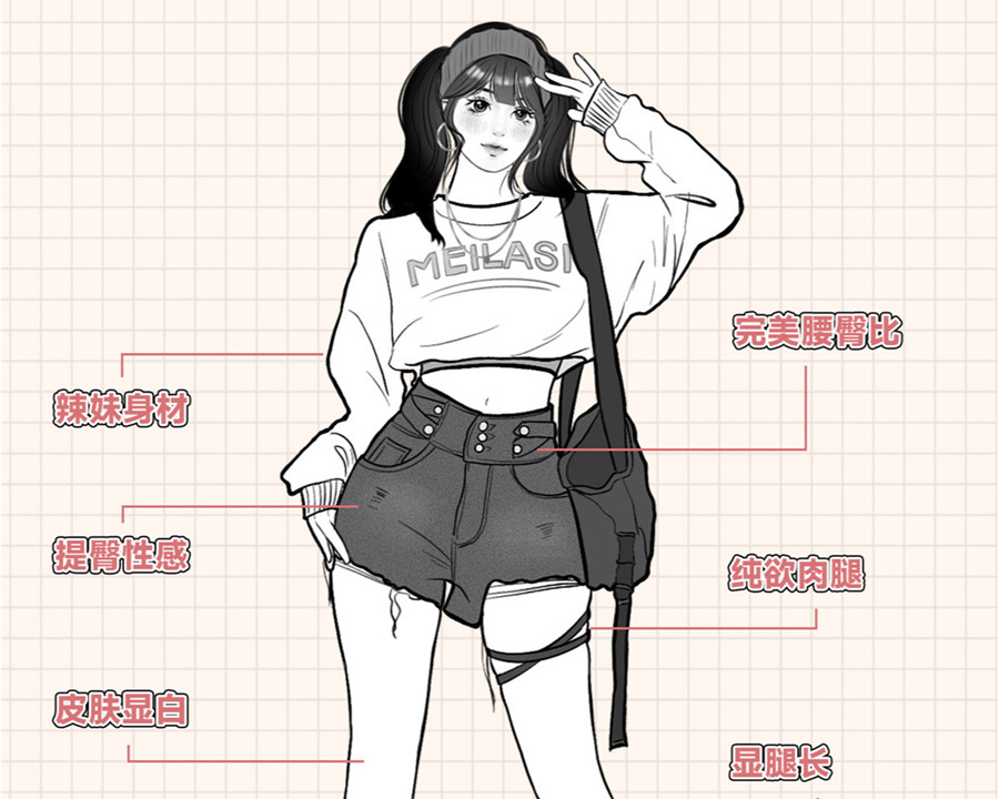 女生如何買(mǎi)到合適的短褲？廣西形象培訓(xùn)班分享