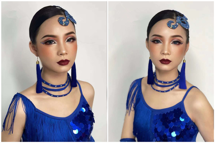 拉丁舞妝 | 南寧彩妝培訓(xùn)舞臺妝作品