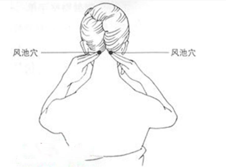 點(diǎn)按風(fēng)池有什么作用？南寧學(xué)美容經(jīng)絡(luò)