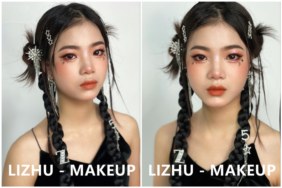 y2k寫(xiě)真造型，南寧彩妝寫(xiě)真造型培訓(xùn)班作品