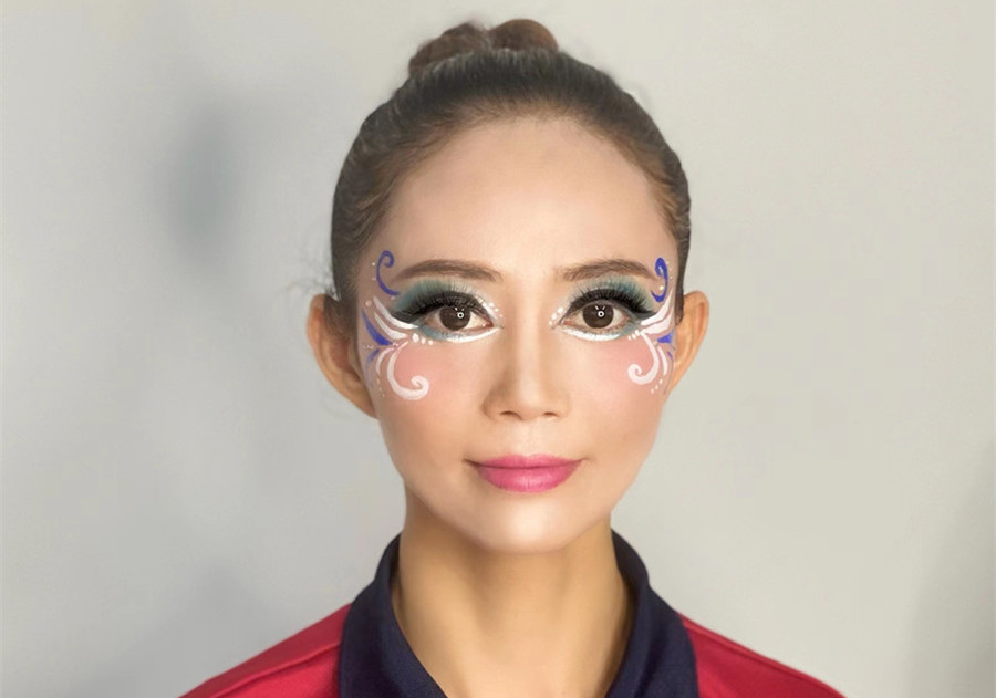 創(chuàng)意舞臺(tái)眼妝特點(diǎn)，廣西省彩妝造型學(xué)校分享