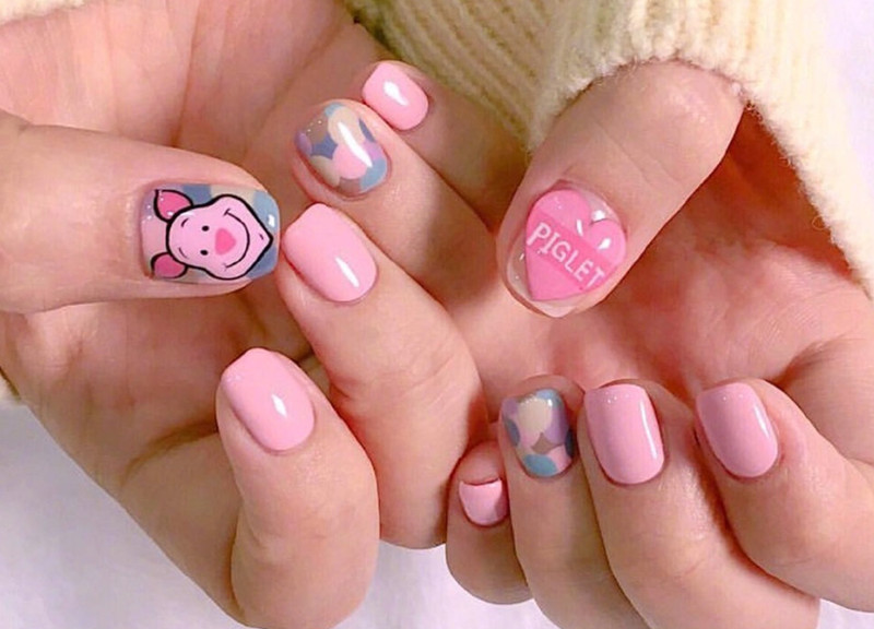 彩繪卡通美甲，南寧美甲培訓(xùn)機構(gòu)分享