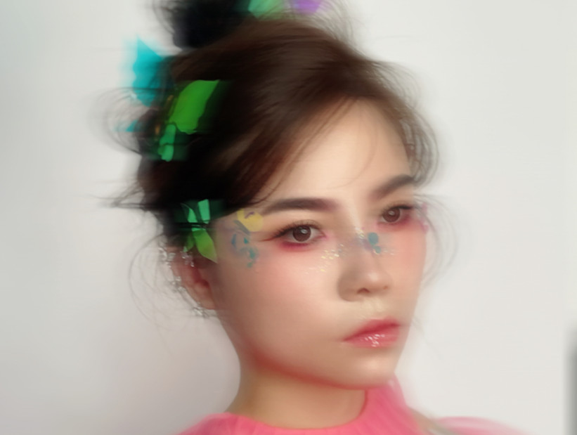 花樣抽絲新娘，廣西培訓彩妝職業(yè)作品欣賞