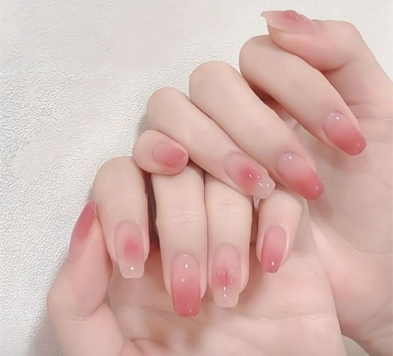 腮紅美甲圖片，廣西美甲造型網紅班分享