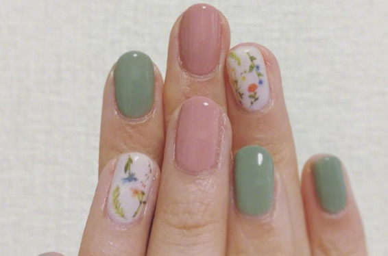 干花美甲教程，學(xué)美甲在南寧