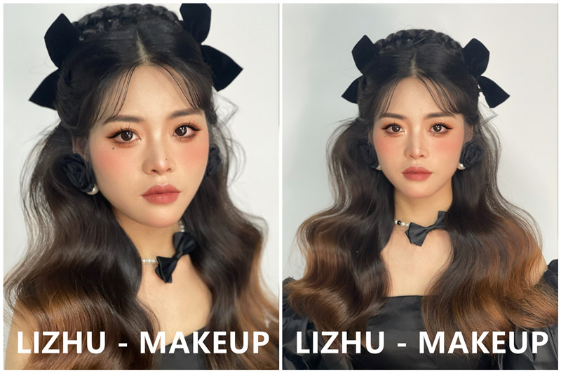 晚禮服造型，南寧培訓(xùn)化妝師作品