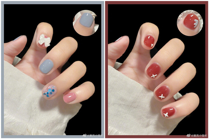 廣西美甲網(wǎng)紅造型班：冰透美甲，俏皮可愛又童趣