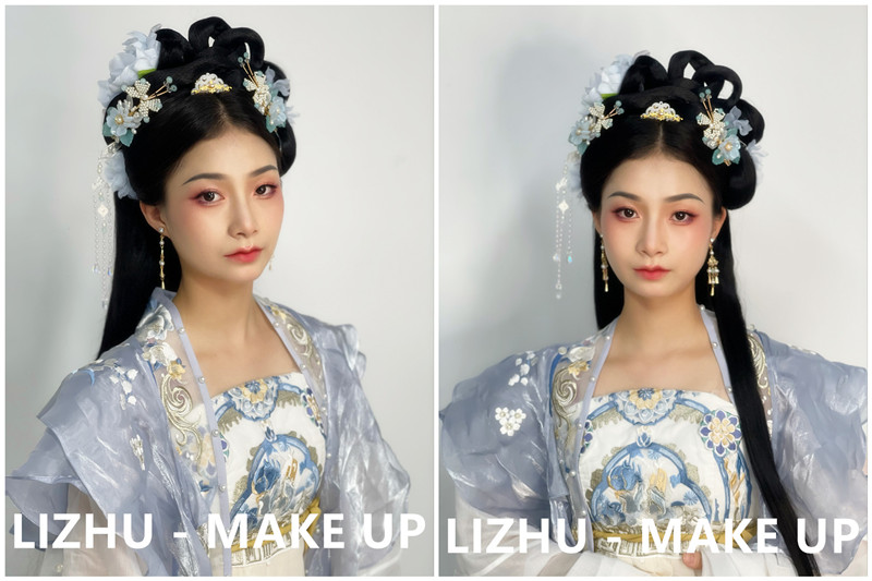 古代漢服造型，?南寧彩妝寫真培訓(xùn)作品