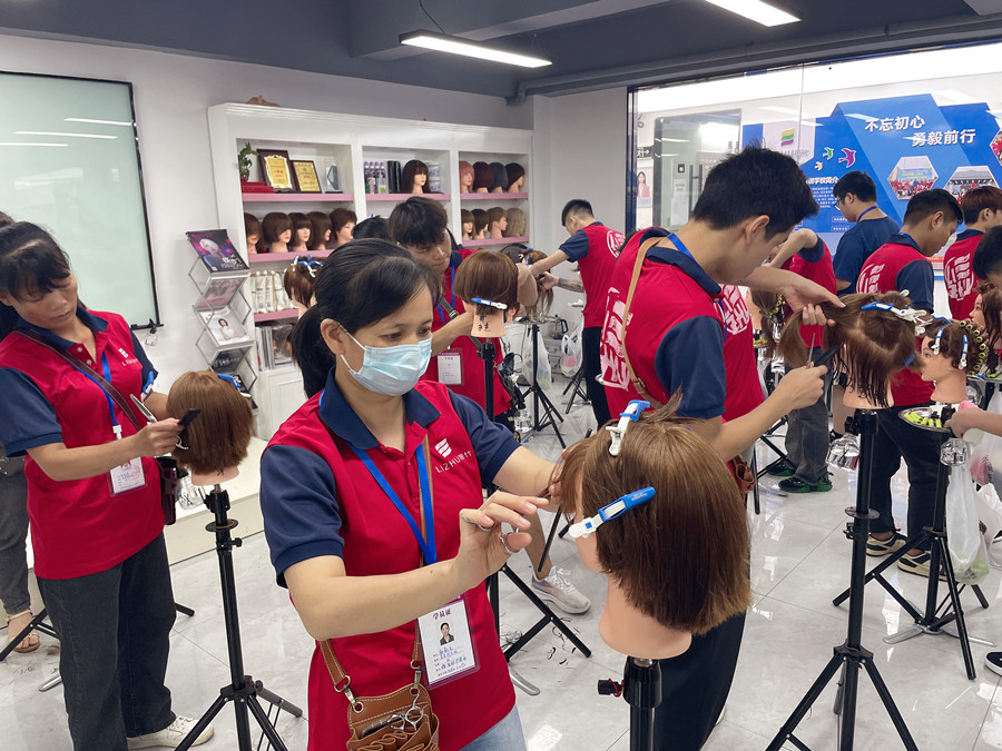 圓形堆積技巧，廣西剪發(fā)基礎(chǔ)培訓(xùn)分享