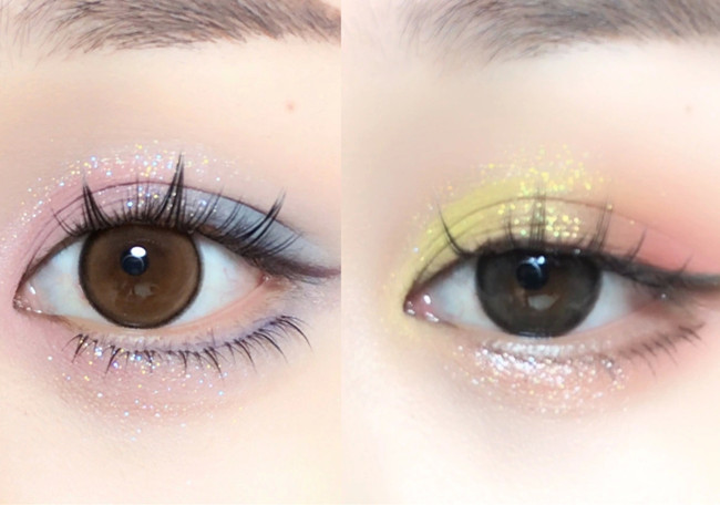 彩色多巴胺撞色眼妝合集，零基礎學眼妝