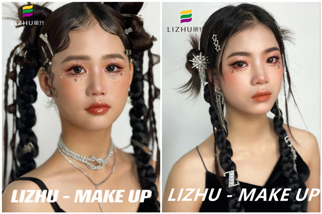 Y2K亞裔甜辣妝，南寧化妝寫真作品