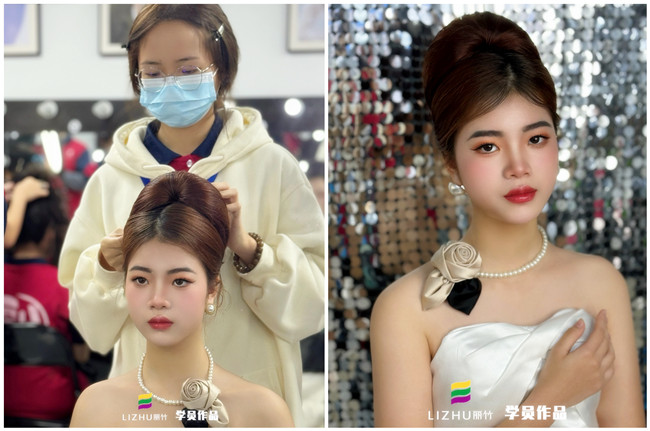 復古新娘造型，零基礎學彩妝造型作品 