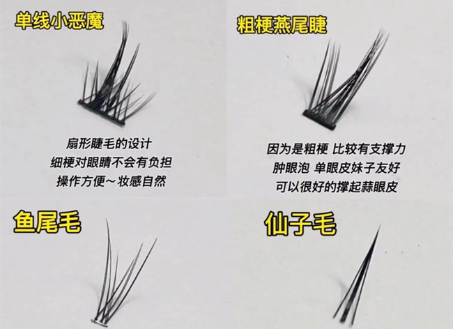 假睫毛科普知識，廣西化妝基礎(chǔ)