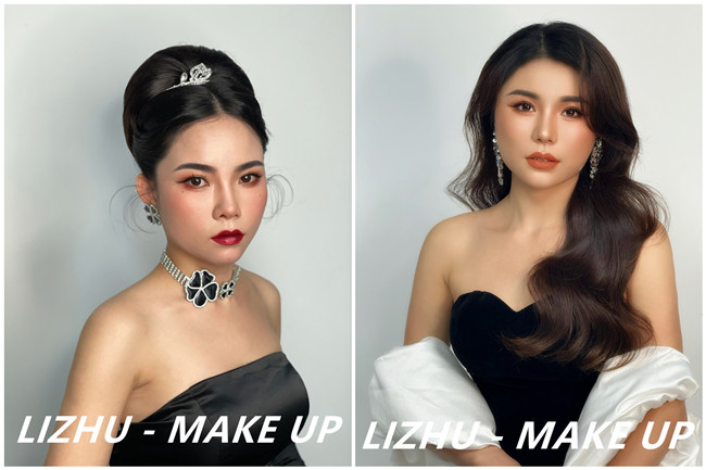 年會化妝造型，廣西化妝培訓造型作品