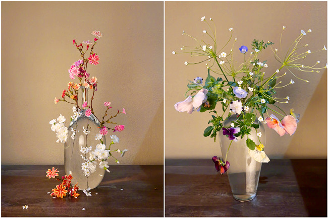 玻璃瓶花藝作品，南寧花藝學(xué)校排行榜推薦