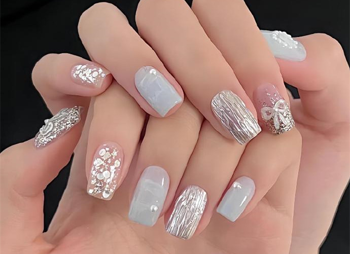 適合打工人的美甲，廣西學(xué)美甲款式