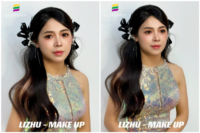 禮服造型，廣西化妝形象學(xué)校作品